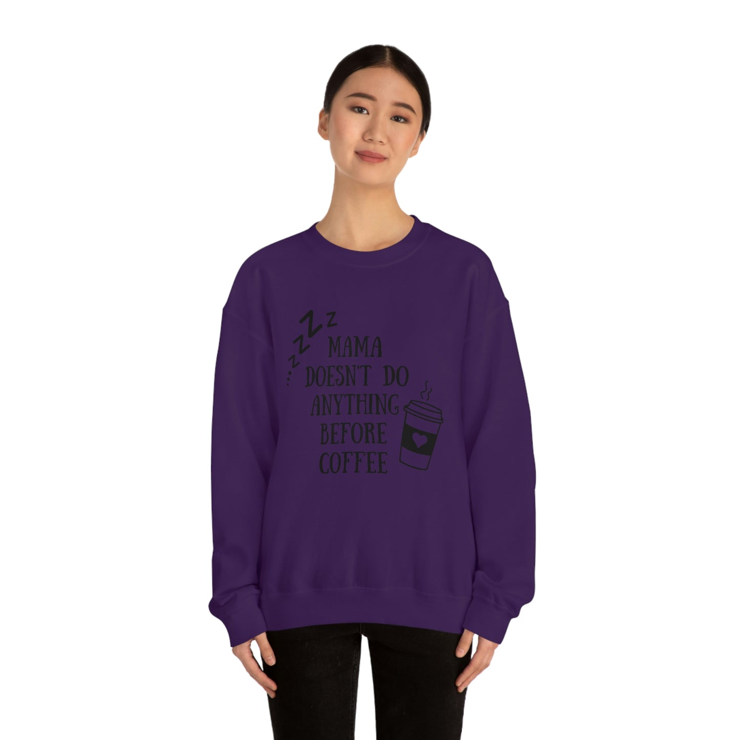 Mama Coffee - Unisex Heavy Blend™ Crewneck Sweatshirt