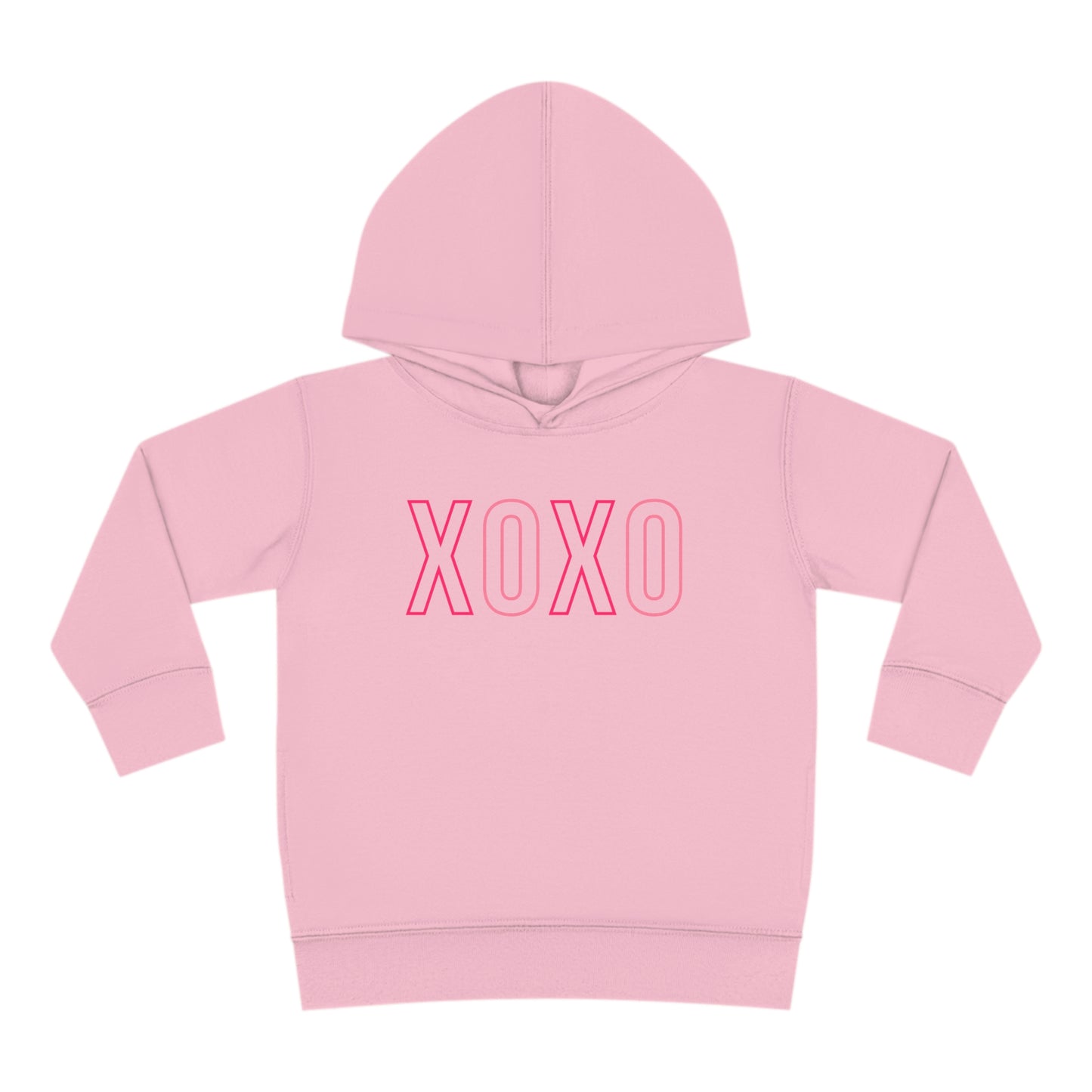 XOXO-Valentines-Toddler Pullover Fleece Hoodie