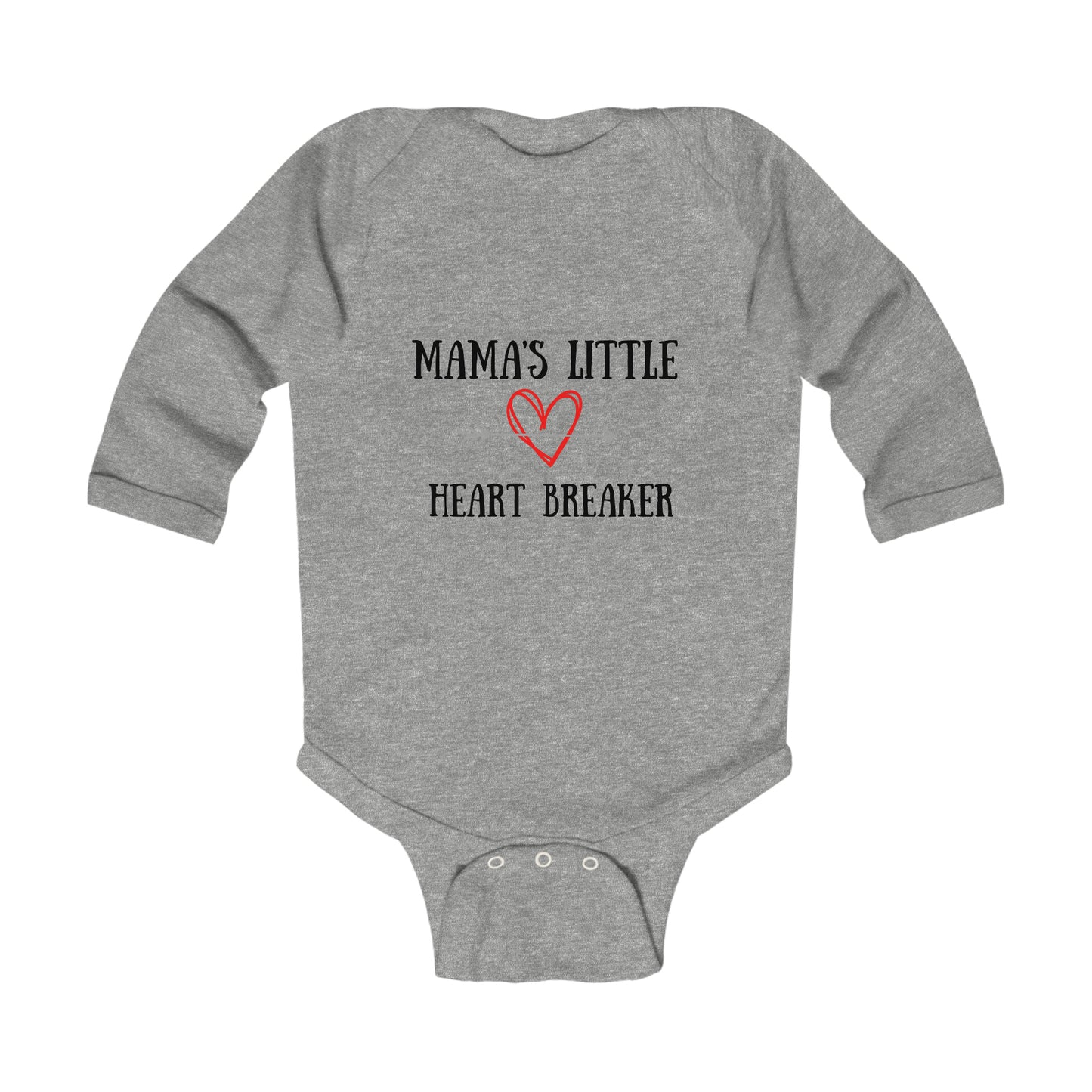 Valentines day- Mamas little heart breaker- Infant Long Sleeve Bodysuit
