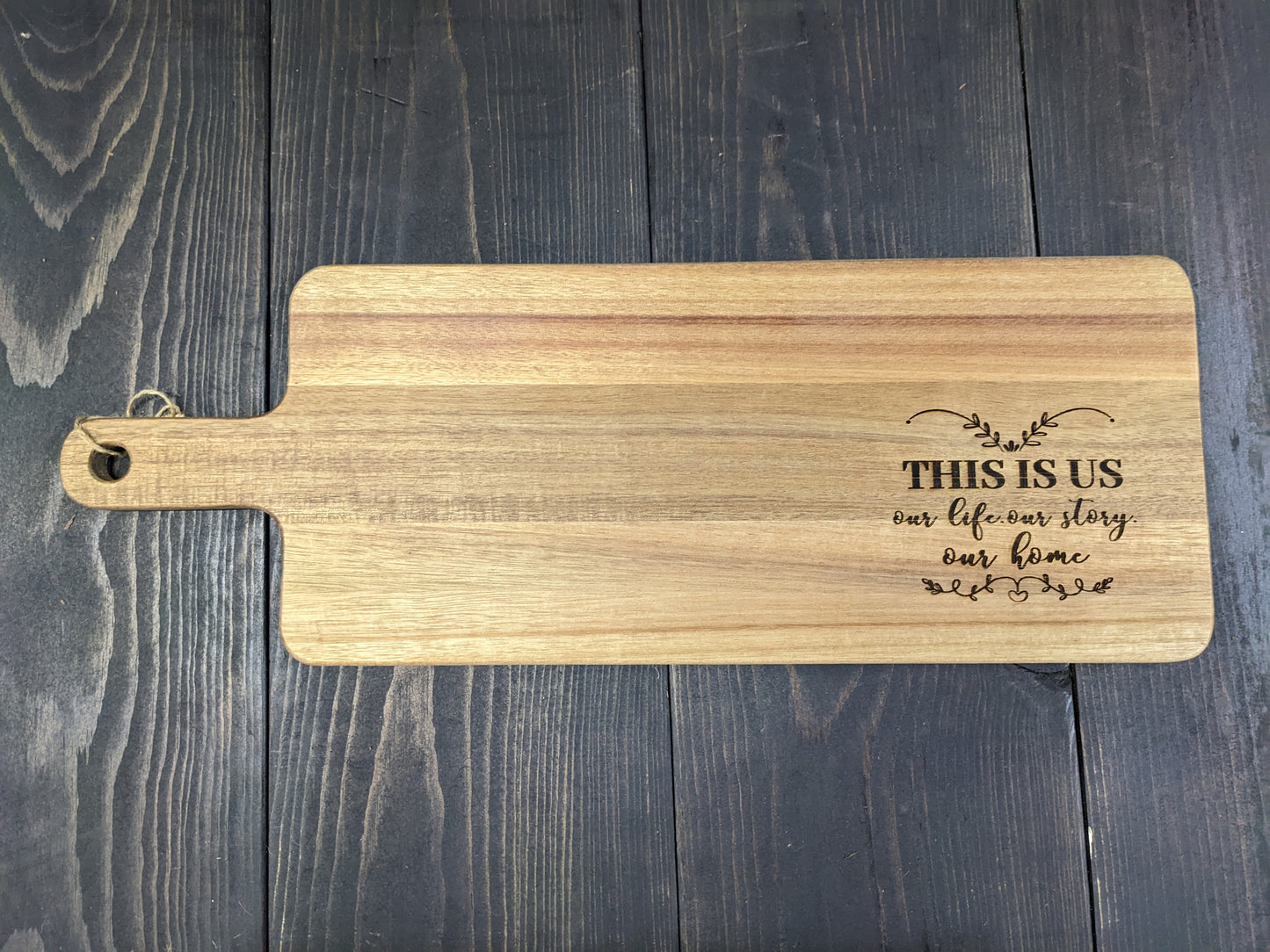 Cutting board- "This is us"