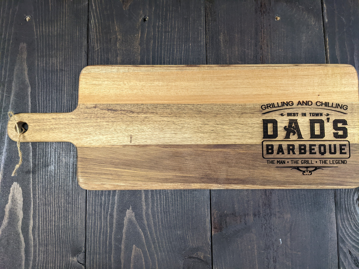 Cutting board- "Dads BBQ"