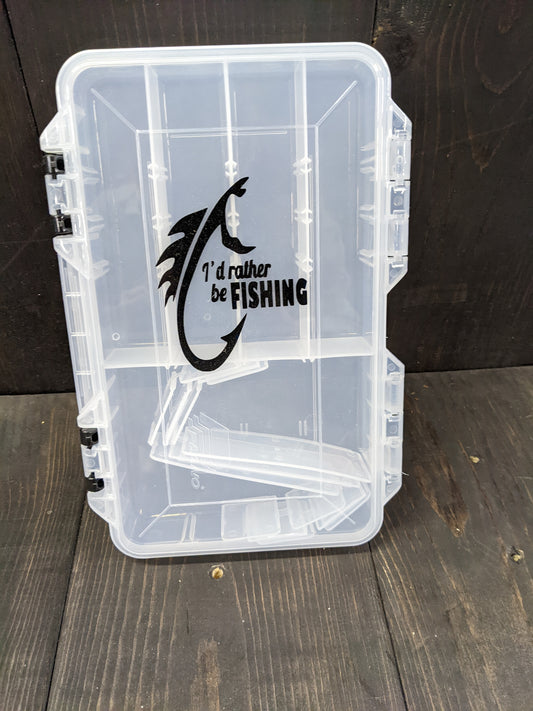 I'd Rather be Fishing- tackle box