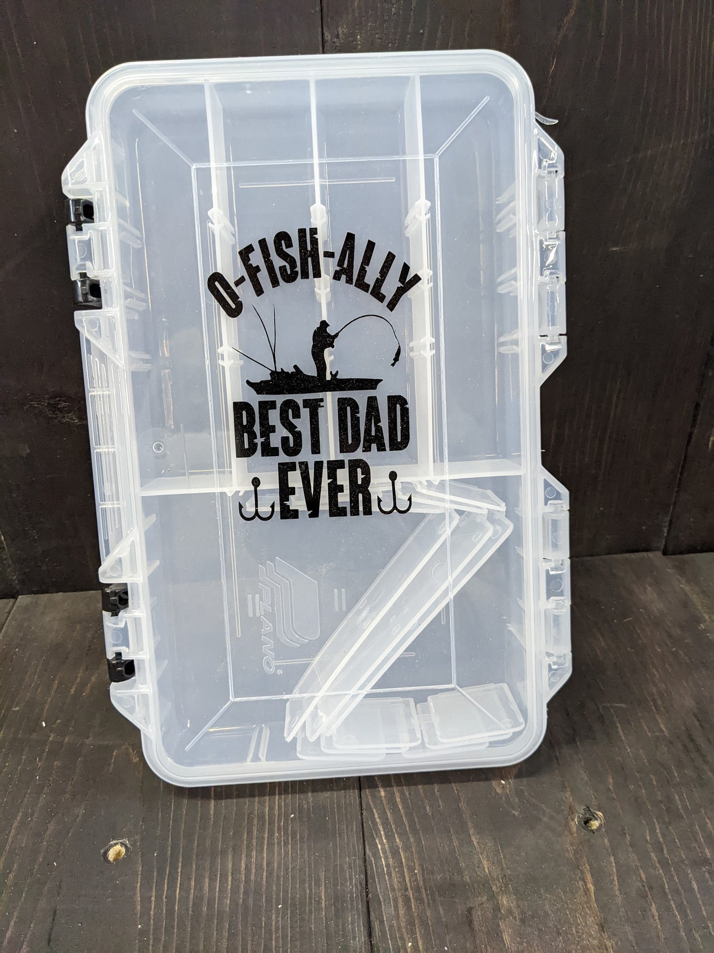 O-fish-ally best dad ever- tackle box
