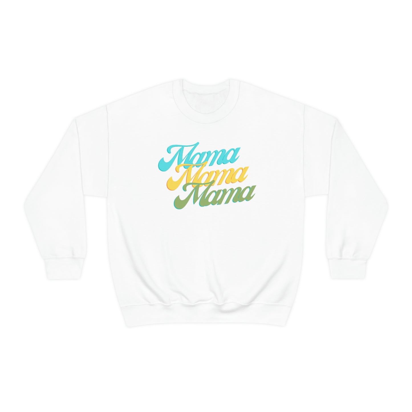 Retro MAMA- Unisex Heavy Blend Crewneck Sweatshirt
