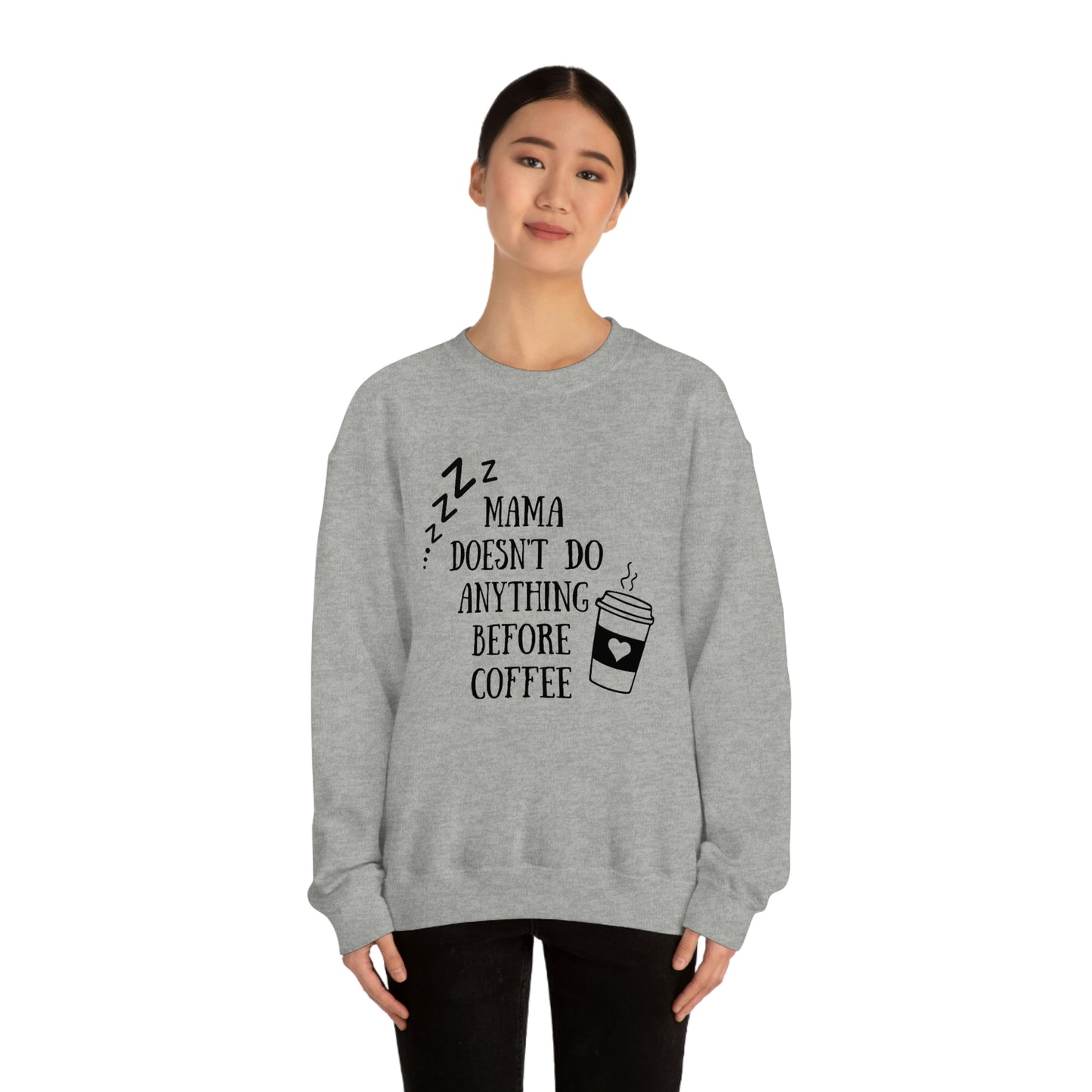 Mama Coffee - Unisex Heavy Blend™ Crewneck Sweatshirt
